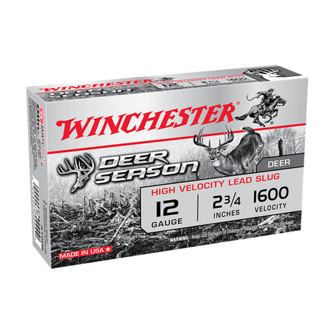 Cartouches Winchester Slug Deer Season 35g - Cal.12/70 Par 5 - ChasseTir.com