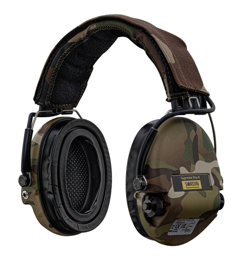 Casque Sordin Supreme Pro X Camo - ChasseTir.com