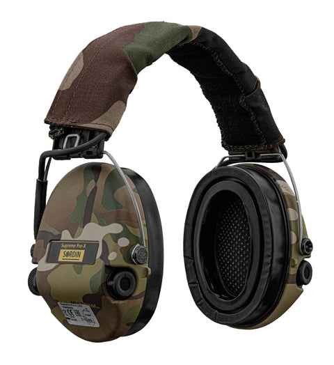 Casque Sordin Supreme Pro X Camo - ChasseTir.com