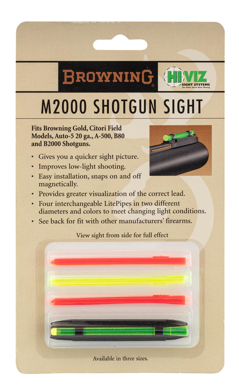 Guidon Magnétique HI VIZ M200 - Bandes 4.2 à 6.5mm - Browning