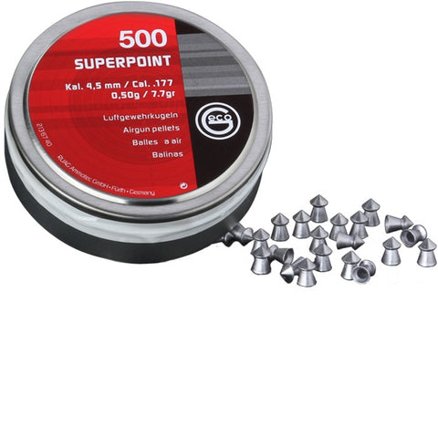 Plombs Geco conique 0.50g - Par 500 - Cal. 4.5 - ChasseTir.com