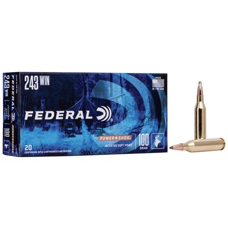 Munitions Federal Power Shok - Cal. 243 Win.