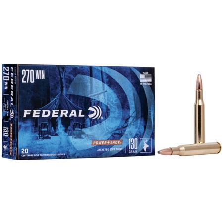 Munitions Federal Power Shok - Cal. 270 Win.