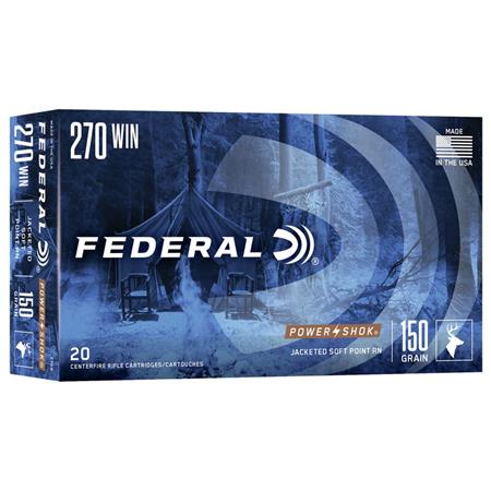 Munitions Federal Power Shok - Cal. 270 Win.