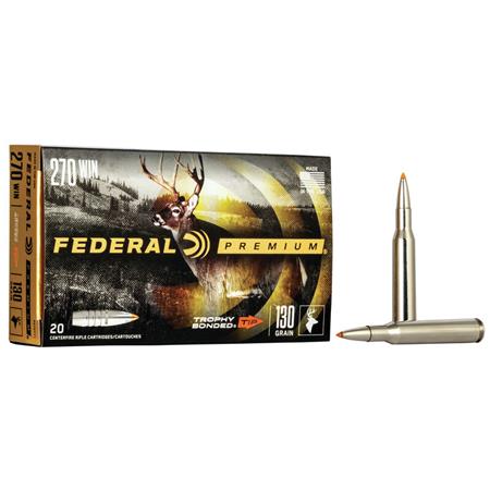 Munitions Federal Premium Ogive Trophy Bonded Tip - Cal. 270 Win.