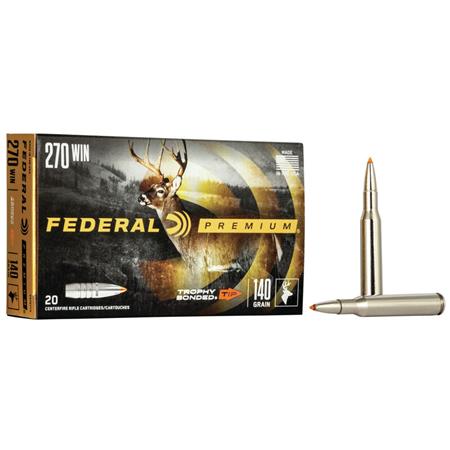 Munitions Federal Premium Ogive Trophy Bonded Tip - Cal. 270 Win.