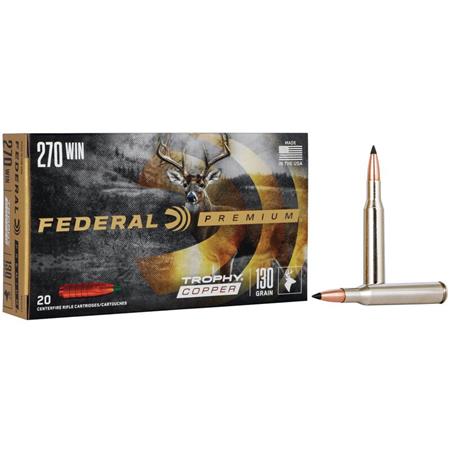 Munitions Federal Premium Ogive Trophy Bonded Tip - Cal. 270 Win.