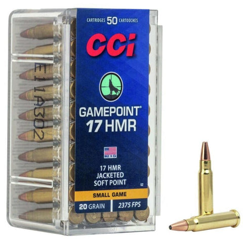 Balles CCI Gamepoint JSP - Cal. 17 HMR 62100176