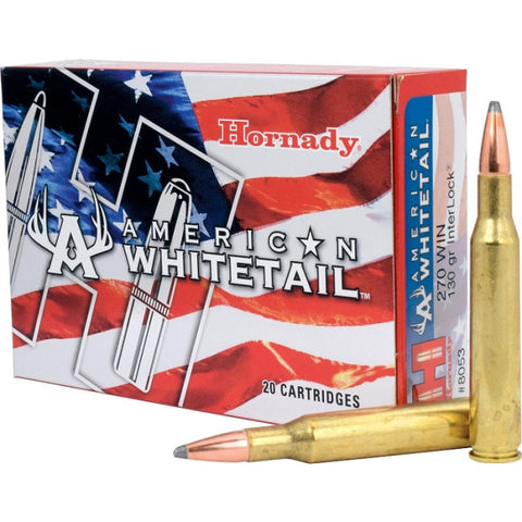 Balles Hornady American Whitetail 270 Win. Interlock Aw 773516