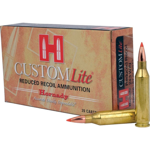 Balles Hornady Custom Lite 243 Win. 87GR SST Lite 776130