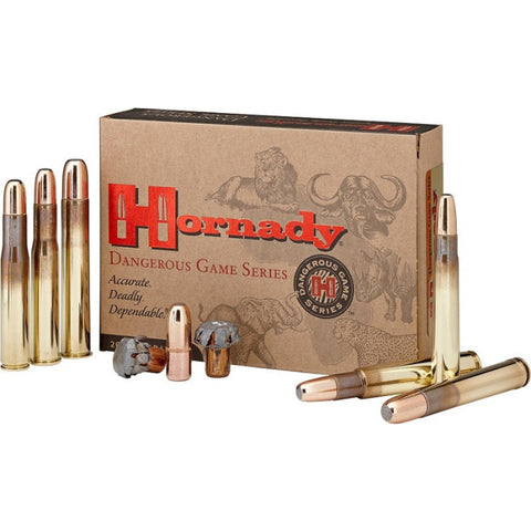 Balles Hornady Dangerous Game 470 Nitro Express 500GR DGX BONDED