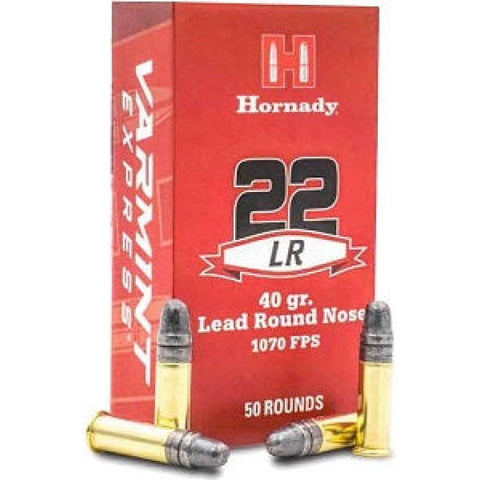 Balles Hornady Varmint Express - Percussion Annulaire 22 LR 40GR LRN