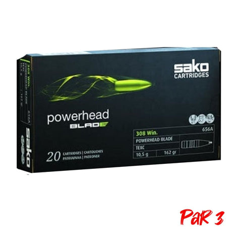 Balles Sako PowerHead Blade TXM - Cal. 243 Win 62200017P3