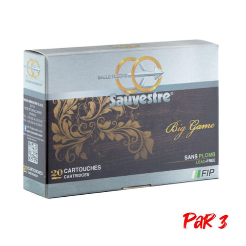 Balles Sauvestre spéciales battue - Cal. 7x65 R BS765P3