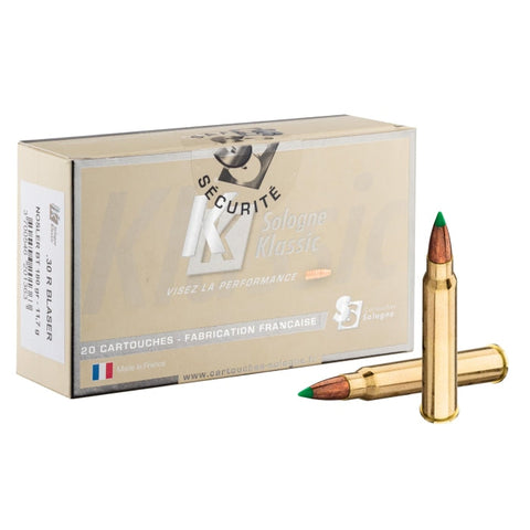 Balles Sologne - Cal..30 R Blaser Nosler Ballistic Tip BG3012