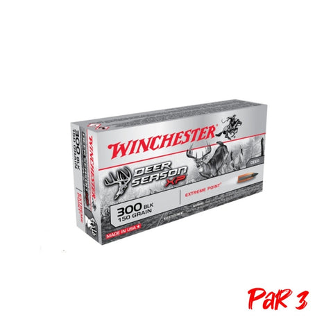 Balles Winchester Deer Season - Cal. 300 BLK - Par 20 CX300BLKDSP3