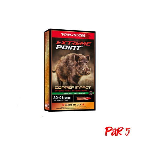 Balles Winchester Extreme Point Lead Free - Cal. 30-06 - Par 20