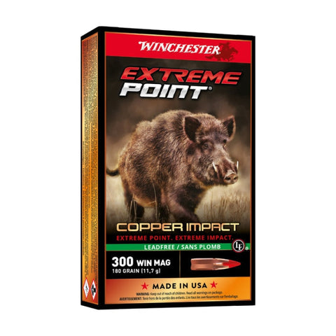 Balles Winchester Extreme Point Lead Free - Cal. 300 WM - Par 20