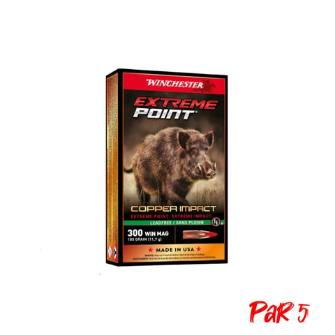 Balles Winchester Extreme Point Lead Free - Cal. 300 WM - Par 20