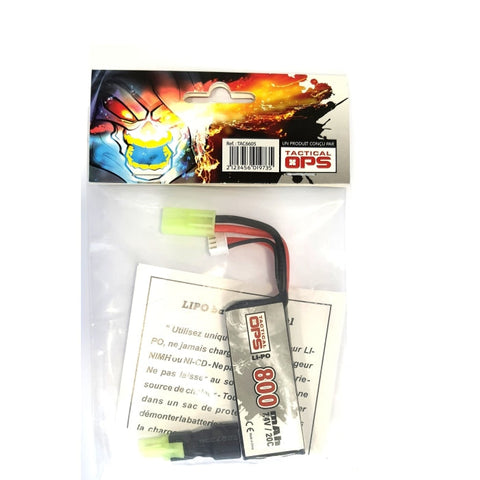 Batterie LI-PO Tacticalops - 7.4V - 800mAh TAC6605