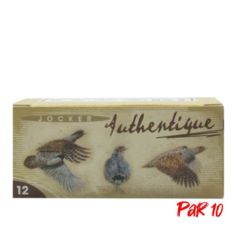 Boite de 10 Cartouches Jocker Authentique 36 BG - Cal. 12/67/25