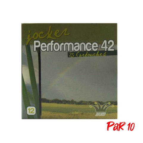 Boîte de 25 Cartouches Jocker Performance 42 BJ - Cal. 12/70/25