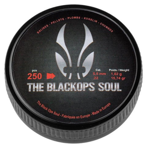 Boite de plombs Black Ops Soul à Tête pointue - Cal. 5.5 PB304