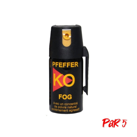 Bombe lacrymogène Pfeffer KO FOG Gel poivre SP460P5