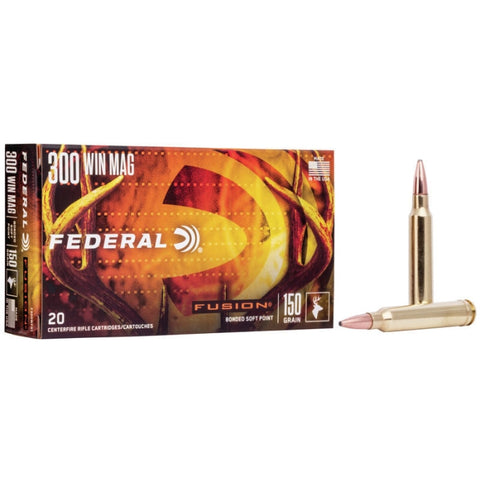 Cartouches Federal Fusion 95 gr - Cal. 243 Win 62200640