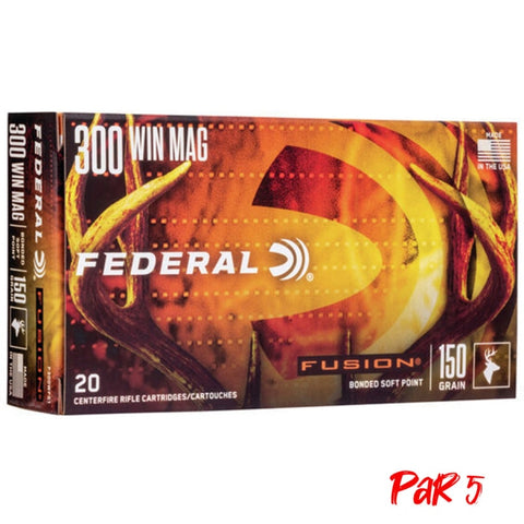 Cartouches Federal Fusion 95 gr - Cal. 243 Win 62200640P5