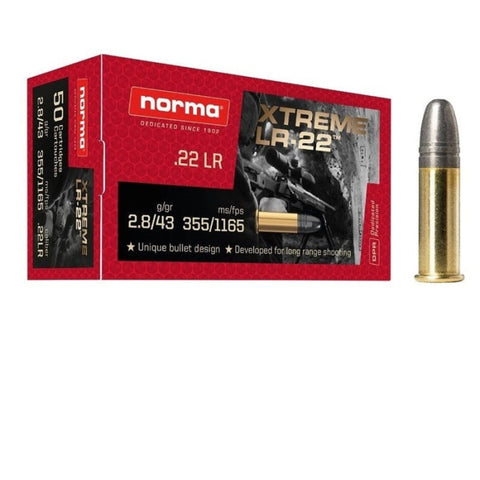 Cartouches Norma Extreme LR-22 - Cal. 22 LR 62100278