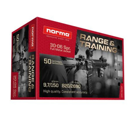 Cartouches Norma Range&Training - Cal. 30-06 SPRG 62201445