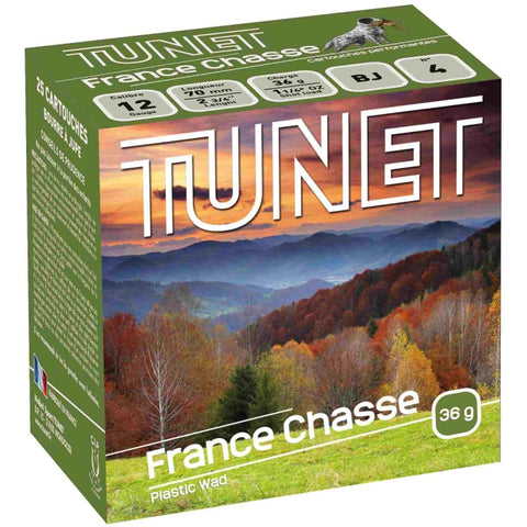 Cartouches Tunet France Chasse HP Cal. 12/70 101UN6602Q