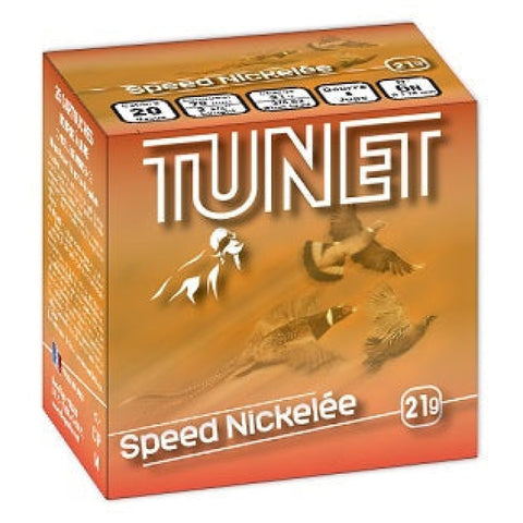 Cartouches Tunet Speed Nickelé 21 Cal. 20/70 1015BQ006N