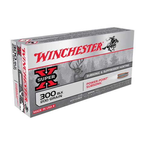 Cartouches Winchester Subsonic - 300BLK - Par 20 CX300BLKX