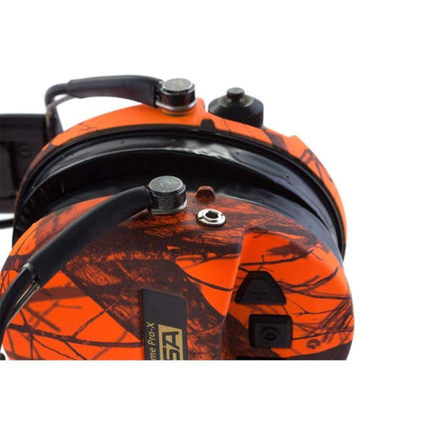 Casque audio amplifié MSA Supreme Pro X - Camo orange SOR502