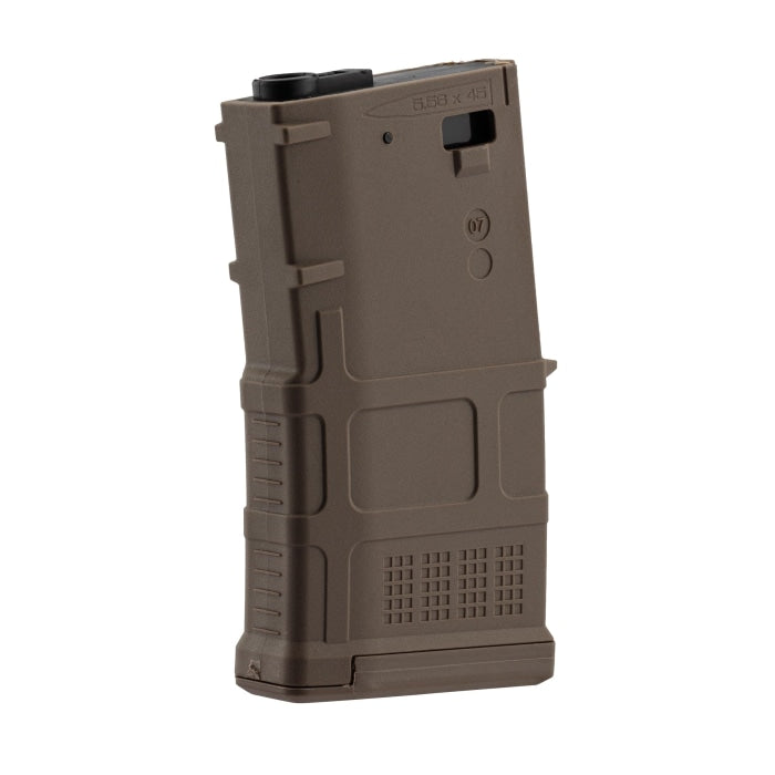 Chargeur AEG Low-cap M4 court Tan 20/70 coups CLE2007