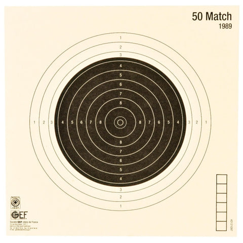 Cibles de tir Januel - Par 100 GEF54110