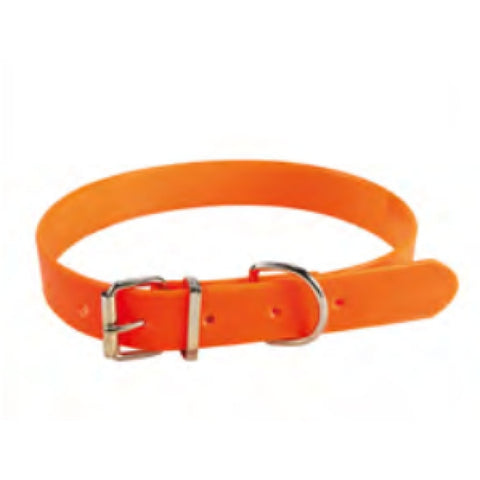 Collier Fluo Januel orange PVC long 45 cm CHS48529