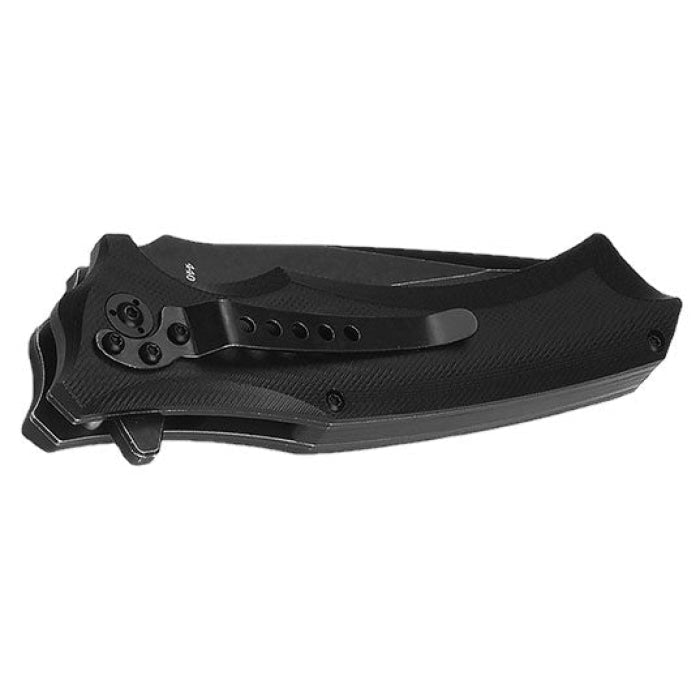 QSP Knife Sthenia QS101-A Black G10 couteau de poche