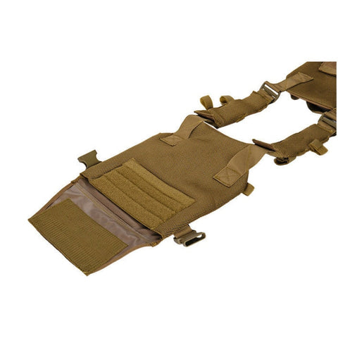 Gilet léger Lancer Tactical Plate carrier Coyotte Brown 1000D A68611