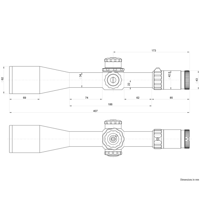 Lunette de Tir Kahles 6-24x56 CW Dérive à Gauche - K624i KA10606