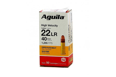 Munitions Aguila Super Extra Haute Vitesse - Cal. 22LR