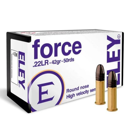 Munitions Eley Force - Cal 22 LR - Par 50 22ELFO