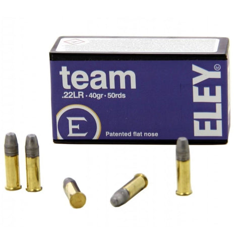 Munitions Eley Team - Cal 22 LR - Par 50 22ELTEAM