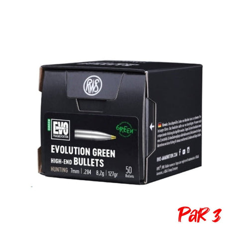 Ogives RWS Evo Green - Cal. 7 mm 2318520P3