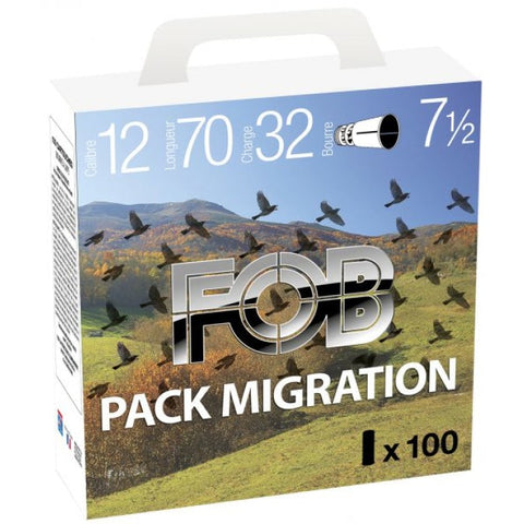 Pack 100 Cartouches FOB Migration - Cal.12/70 105A800006