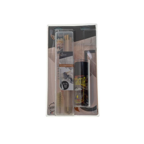 Pack Necessaire De Nettoyage Januel Cal 12 + Aerosol Huile + Douille