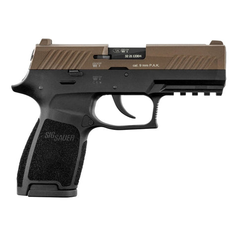 Pistolet à blanc Sig Sauer P320 Noir - 9 mm PAK Midnight Bronze ACP677