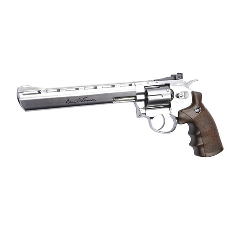 Révolver à plomb Dan Wesson Chrome 8’ CO2 - Cal. 4.5 BB’s 17533